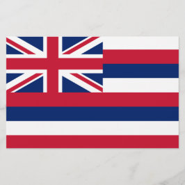 Papelería Bandera de Hawaii (Estado de los Estados Unidos)