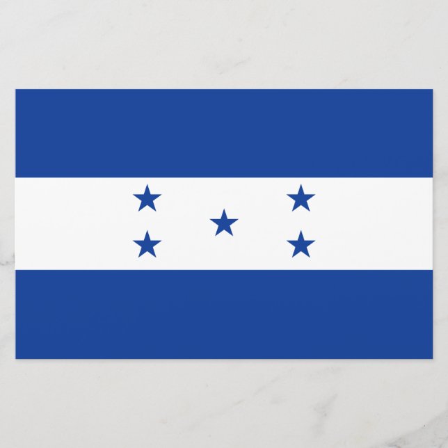 Papelería Bandera de Honduras (Anverso)
