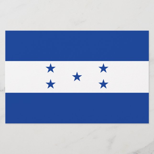 Papelería Bandera de Honduras (Anverso)