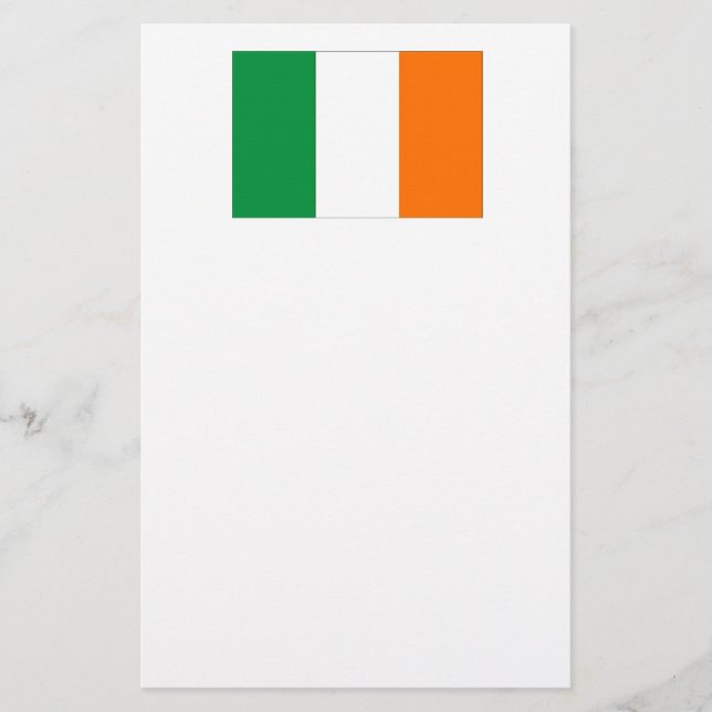 Papelería Bandera de Irlanda/San Patricio (Anverso)