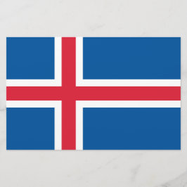 Papelería Bandera de Islandia