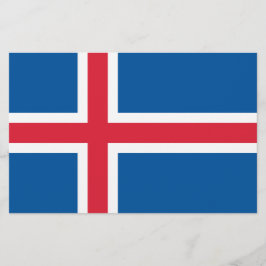 Papelería Bandera de Islandia