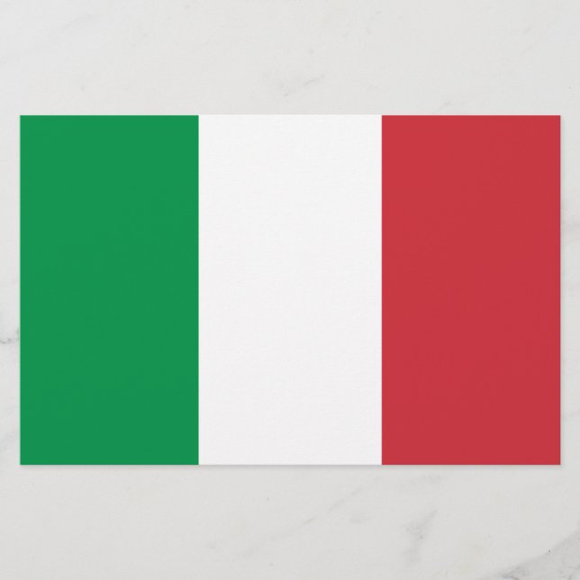 Papelería Bandera de Italia (Anverso)