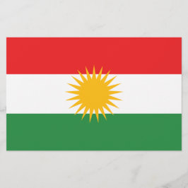 Papelería Bandera de Kurdistán