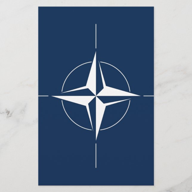 Papelería Bandera de la OTAN (Anverso)