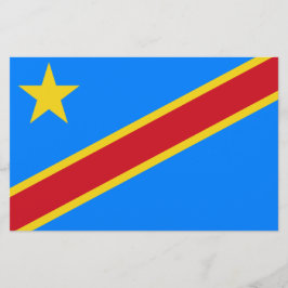 Papelería Bandera de la RDC (República Democrática del Congo