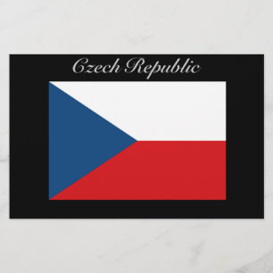 Papelería Bandera de la República Checa - Ceska Republika