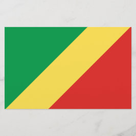 Papelería Bandera de la República del Congo