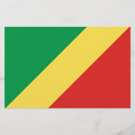 Papelería Bandera de la República del Congo