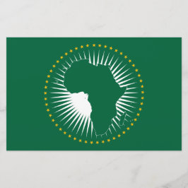 Papelería Bandera de la Unión Africana (África) (Panáfrica)