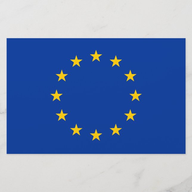 Papelería Bandera de la Unión Europea (UE) (Europa) (Anverso)