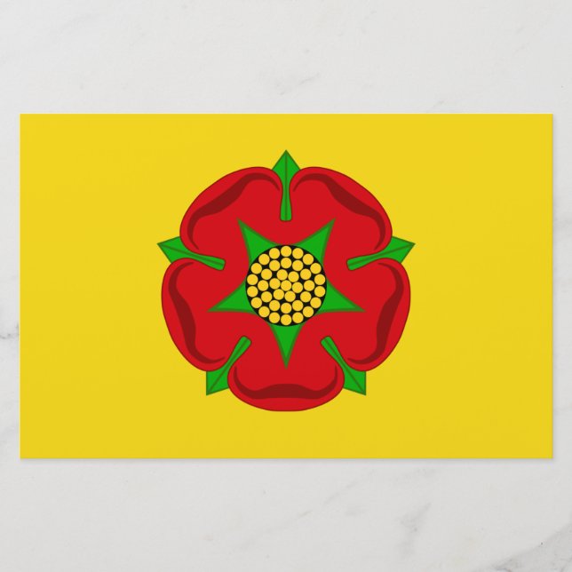 Papelería Bandera de Lancashire (Anverso)