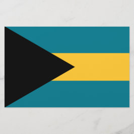 Papelería Bandera de las Bahamas