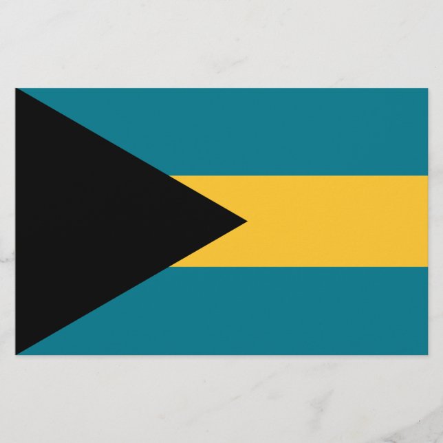 Papelería Bandera de las Bahamas (Anverso)