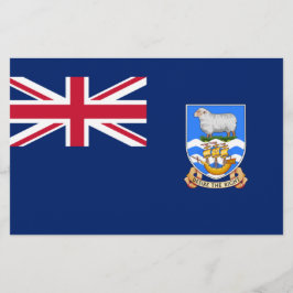 Papelería Bandera de las Islas Falkland (Territorio Británic