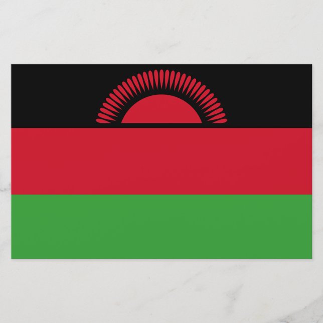 Papelería Bandera de Malawi (Anverso)