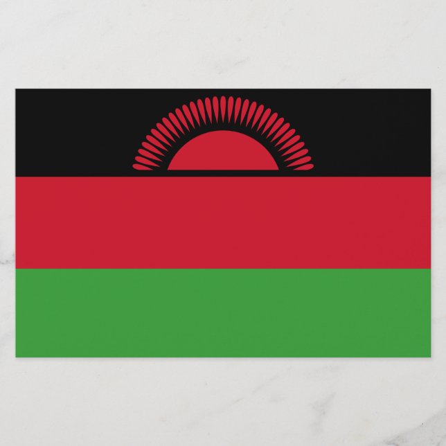 Papelería Bandera de Malawi (Anverso)