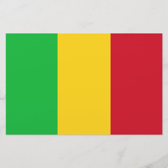 Papelería Bandera de Mali (Anverso)