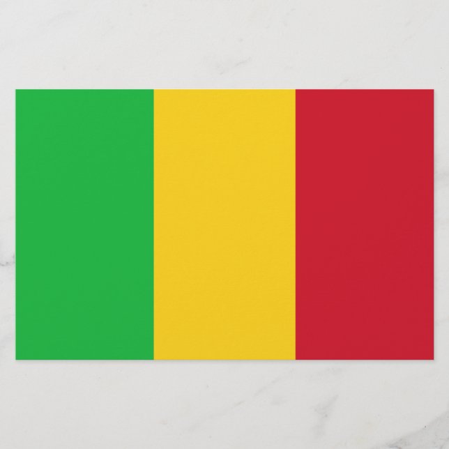 Papelería Bandera de Mali (Anverso)