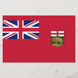 Papelería Bandera de Manitoba