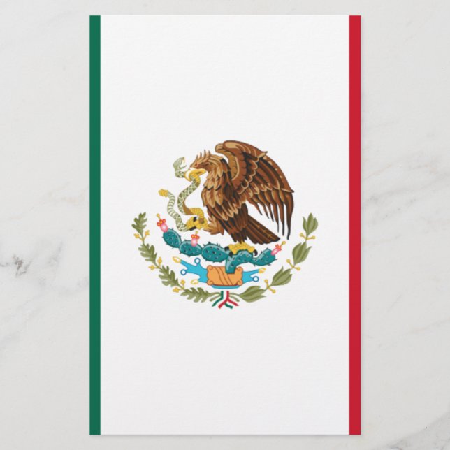 Papelería Bandera de México - Bandera de México (Anverso)