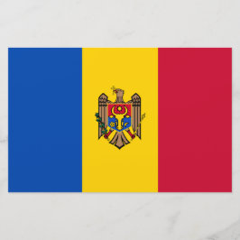 Papelería Bandera de Moldavia