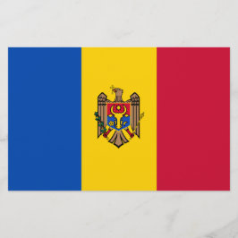 Papelería Bandera de Moldavia