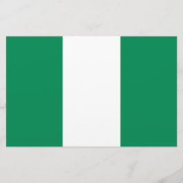 Papelería Bandera de Nigeria