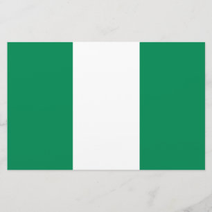 Papelería Bandera de Nigeria