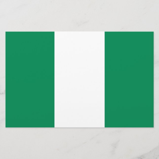 Papelería Bandera de Nigeria (Anverso)