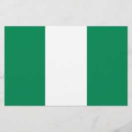 Papelería Bandera de Nigeria