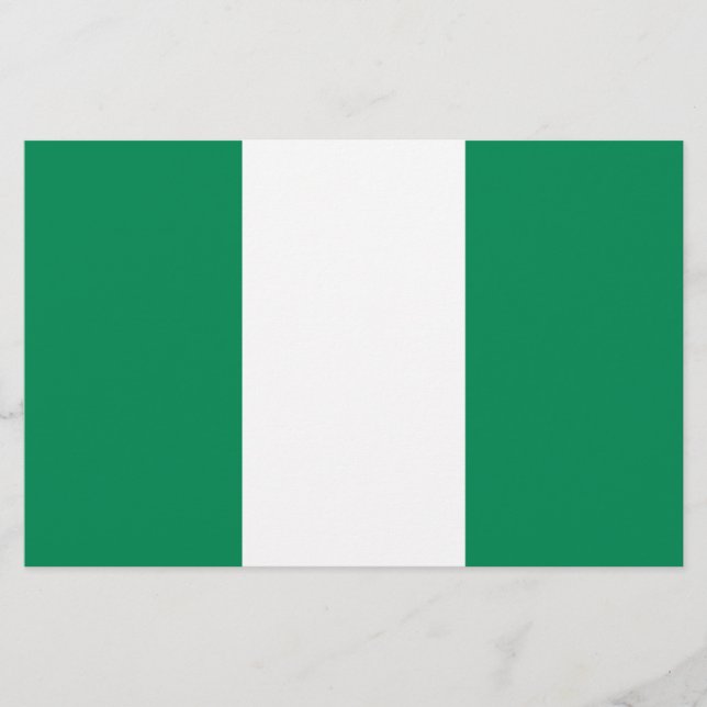 Papelería Bandera de Nigeria (Anverso)