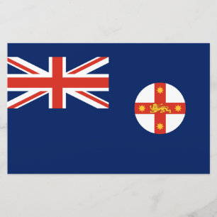 Papelería Bandera de Nueva Gales del Sur (Estado de Australi