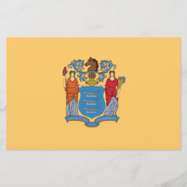 Papelería Bandera de Nueva Jersey