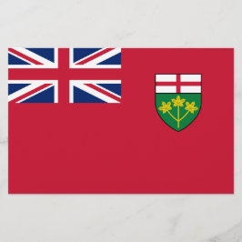 Papelería Bandera de Ontario