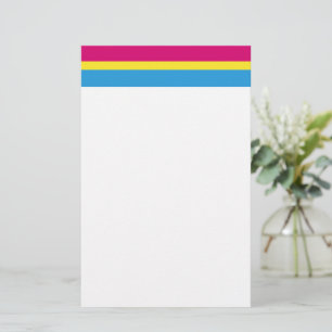Papelería bandera de orgullo pansexual SlipperyJoe rosa ámba