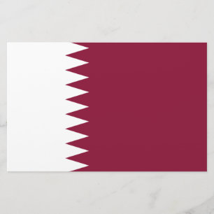 Papelería Bandera de Qatar