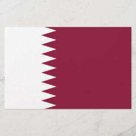 Papelería Bandera de Qatar