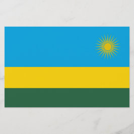 Papelería Bandera de Ruanda (Ruanda) (País Africano)