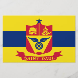 Papelería Bandera de Saint Paul (Minnesota)