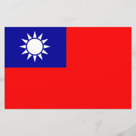 Papelería Bandera de Taiwán