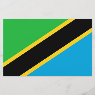 Papelería Bandera de Tanzania