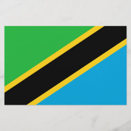 Papelería Bandera de Tanzania