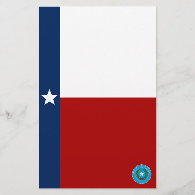 Papelería Bandera de Texas (Anverso)