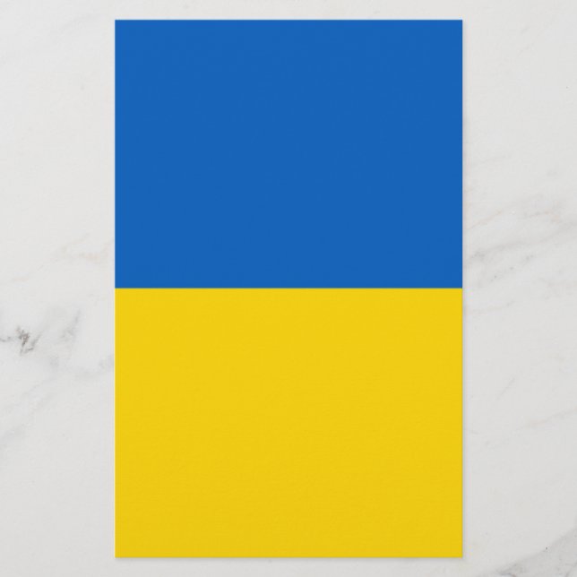 Papelería Bandera de Ucrania (Anverso)