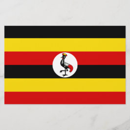 Papelería Bandera de Uganda