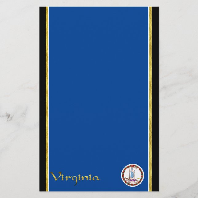 Papelería Bandera de Virginia (Anverso)