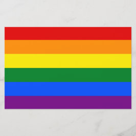 Papelería Bandera del arco iris (LGBT)