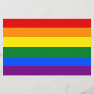 Papelería Bandera del arco iris (LGBT)