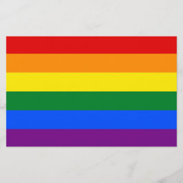 Papelería Bandera del arco iris (LGBT)